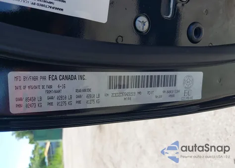 2016 Dodge Challenger Srt Hellcat z USA, uszkodzony, nr VIN 2C3CDZC97GH231519